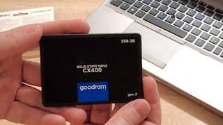 Распаковка SSD Goodram CX400 Gen.2 256GB из Rozetka