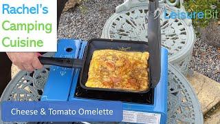 Cheese & Tomato Omelette in the Ridgemonkey - Camping Cuisine with Rachel