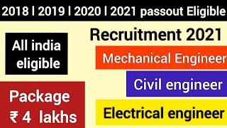 Mechanical Engineer job | electrical engineer job | civil engineering job | fresher job