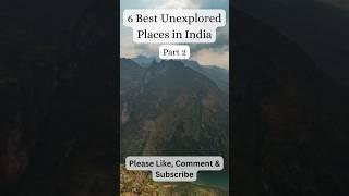 6 Unexplored Places in India | Part 2 of 4 #shorts #short #trending #viral