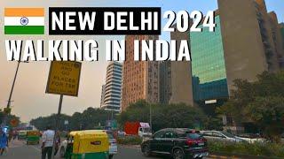 4K Walking in India 2024 - New Delhi, India 