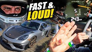 EARGASMIC & SCARY! 2x Porsche GT4 RS! // Nürburgring