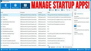 Manage your Startup Apps, Services & Scheduled Tasks for Free with PC Startup Master