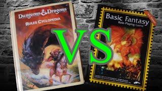 RULES CYLOPEDIA VS BASIC FANTASY