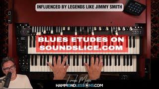 Hammond Organ Blues Etudes with Soundslice