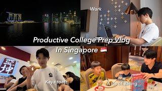 Productive College prep vlog in Singapore: Studies, gift hunting, and a lot of eating...