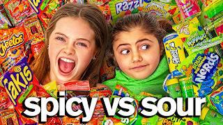 Eating The World's SPICIEST vs SOUREST FOODS