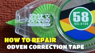 How to repair ODVEN CORRECTION TAPE