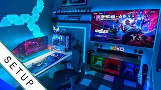 Gaming Setup / Room Tour! - 2022 - Ultimate Small Room Setup!