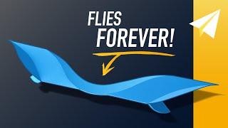 EASY Paper Airplane Flies FOREVER (Not Clickbait) — How to Make Moonlark