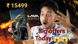 Amazon Big offers  Lava Agni 2 5G / Full coved amoled display ₹15499 price onecard  ₹1500 discount