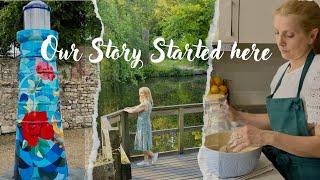 OUR STORY STARTED HERE| RAINY  DAY  SOUTHAMPTON WALK| BAKING A BRITISH BREAD/ BUTTERMILK HOMEMADE