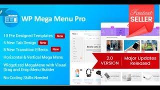 WP Mega Menu Pro – Responsive Mega Menu Plugin for WordPress