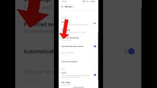 5g network settings | Vivo T3 preferred network type not showing 5g #shorts