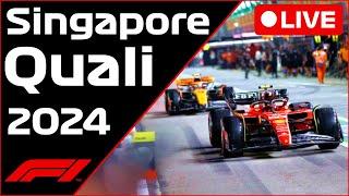 F1 LIVE - Singapore GP QUALI - Commentary + Live Timing