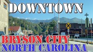 Bryson City - North Carolina - 4K Downtown Drive