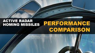 Active Radar Homing Missiles II: Performance Comparison - DCS