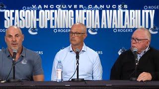 Vancouver Canucks Season-Opening Media Availability