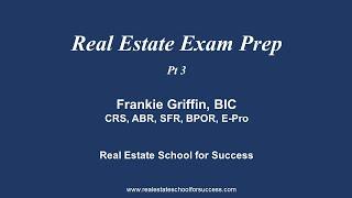 Real Estate Exam Practice Questions, Part 3