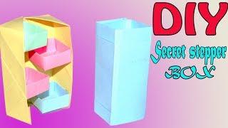 DIY Origami Secret Stepper Box Tutorial || Nusrat DIY Crafts