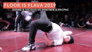 Pacpac & Shaymin vs Hustle technique | QUARTER FINAL | The Floor is Flava 2019