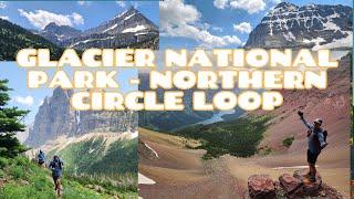 Glacier National Park - Montana - North Circle Loop   52 mile adventure day with a Novice Runner