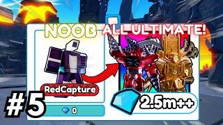 DOUBLE ULTIMATE + 1.5M PROFIT! | NOTHING TO EVERY UNITS IN TOILET TOWER DEFENSE #5