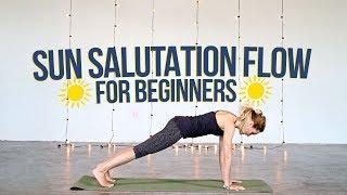 Sun Salutation Flow for Beginners (Free Yoga Class)