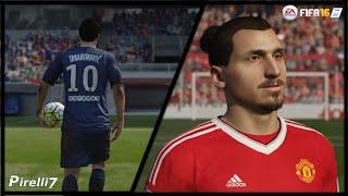 FIFA 16 Remake: Zlatan Ibrahimovic Welcome to Manchester United || HD || by Pirelli7