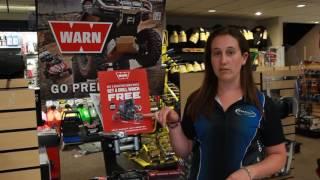 Limited time offer- Buy A Qualifying Warn Winch, Get A Drill Winch FREE