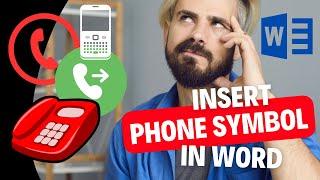 How to Insert Phone Symbol in Word (2 Unique Methods) 