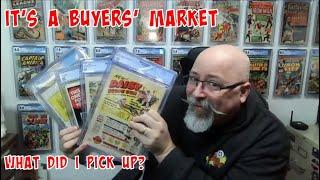 Its a buyers market, so what graded comics did I pick up?