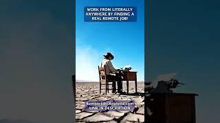 Want to work from the desert? - Remote Jobs Roulette