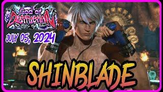 Tekken 8 ▰ (Shinblade) STEVE FOX Tekken 8 God of destruction Ranked Matches JULY 05, 2024