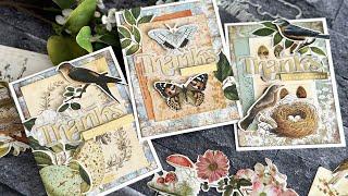 Make this!! Layered Ephemera Cards