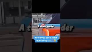 When you see a pride month cop car‼️