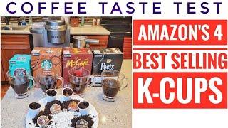 COFFEE TASTE TEST BEST SELLING Single Serve K-Cups Pods Donut Shop Starbucks Peets Coffee