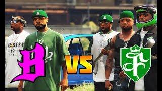 GTA 5 - Grove Street Families vs Ballas [ROCKSTAR EDITOR]