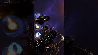 Imperium vs Orks ️ Battlefleet Gothic Armada 2 #shorts