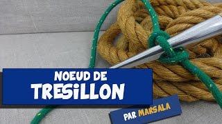 Noeud de Trésillon ( gueule de loup, de bâteau, bec d'oiseau ) #noeud provisoire #1789
