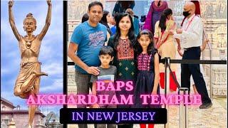 AKSHARDHAM Temple in Robbinsville NJ | BAPS LARGEST HINDU Temple in New Jersey #temple #newjersey