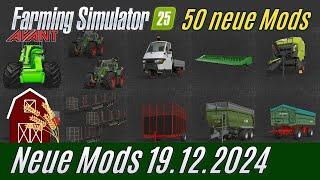 LS25: Modhub Mods vom 19.12.2024: Fahrzeuge, Gebäude und Scripts