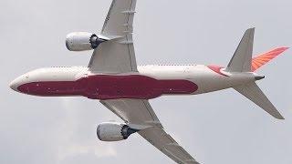 Air India Boeing 787 Dreamliner Flying demo at 2013 Paris Air Show