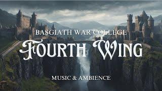 4K | Basgiath War College Reading Ambience | Fourth Wing-Inspired Reading & Study Music