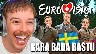 Schweizer reagiert auf den Schwedischen ESC Song  (KAJ - Bara Bada Bastu)