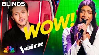 Gina Miles' Astonishing Voice on Katy Perry's "The One That Got Away" | The Voice Blind Auditions