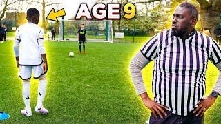 Watch 9 Year Old Vini Jr Stun the Crowd in 1v1 Football Battle! (1v1s for £500)