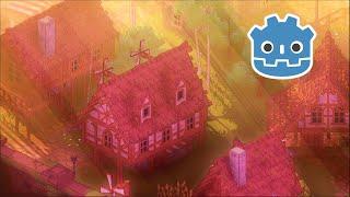 3D Pixel Art Village in Godot 4