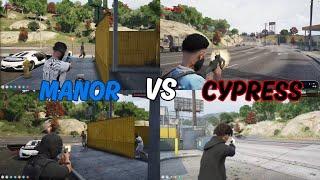 Manor vs Cypress At Fudge Lane (Multi POV) | NoPixel 4.0 GTA RP