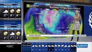 The Weather Network with Amanda Weldon Nov 2018